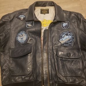 Schott Genuine Leather Coat for Men size 3x